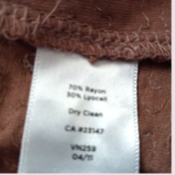 Women’s Petite Tank Top Size Small Copper Sequin Scoop Neck Lined Pullover - Picture 8 of 10